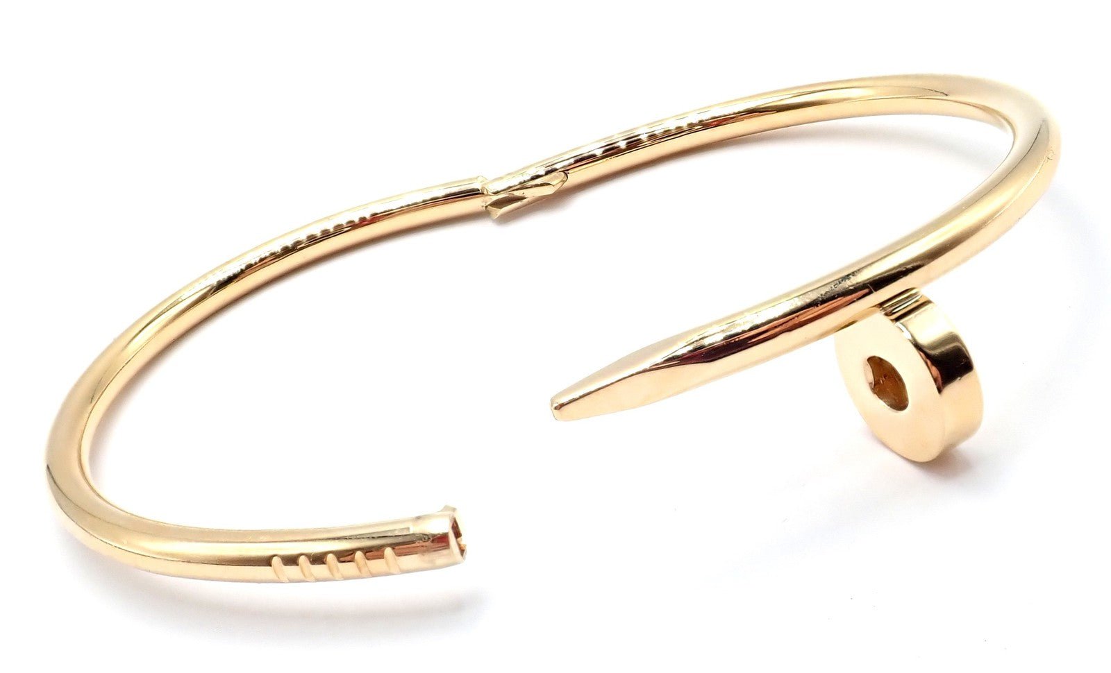 Cartier Jewelry & Watches:Fine Jewelry:Bracelets & Charms Cartier Juste un Clou Nail 18k Yellow Gold Bangle Bracelet Size 17 Paper
