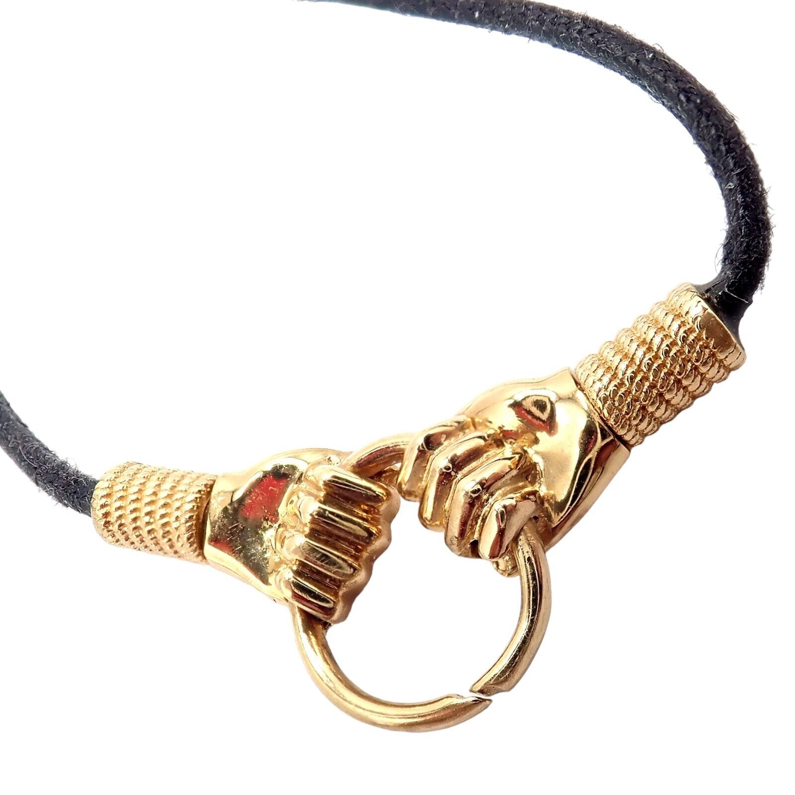 Gucci 18k Yellow Gold Le Marche des Merveilles Tiger Bolo Tie Necklace | Fortrove