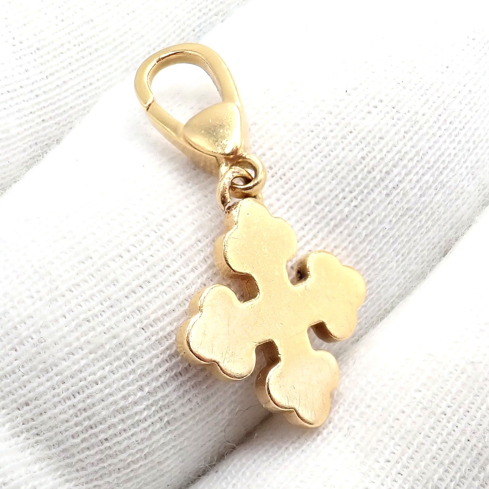 Bvlgari Jewelry & Watches:Fine Jewelry:Necklaces & Pendants Rare! Bvlgari Bulgari 18k Yellow Gold Maltese Cross Charm Pendant