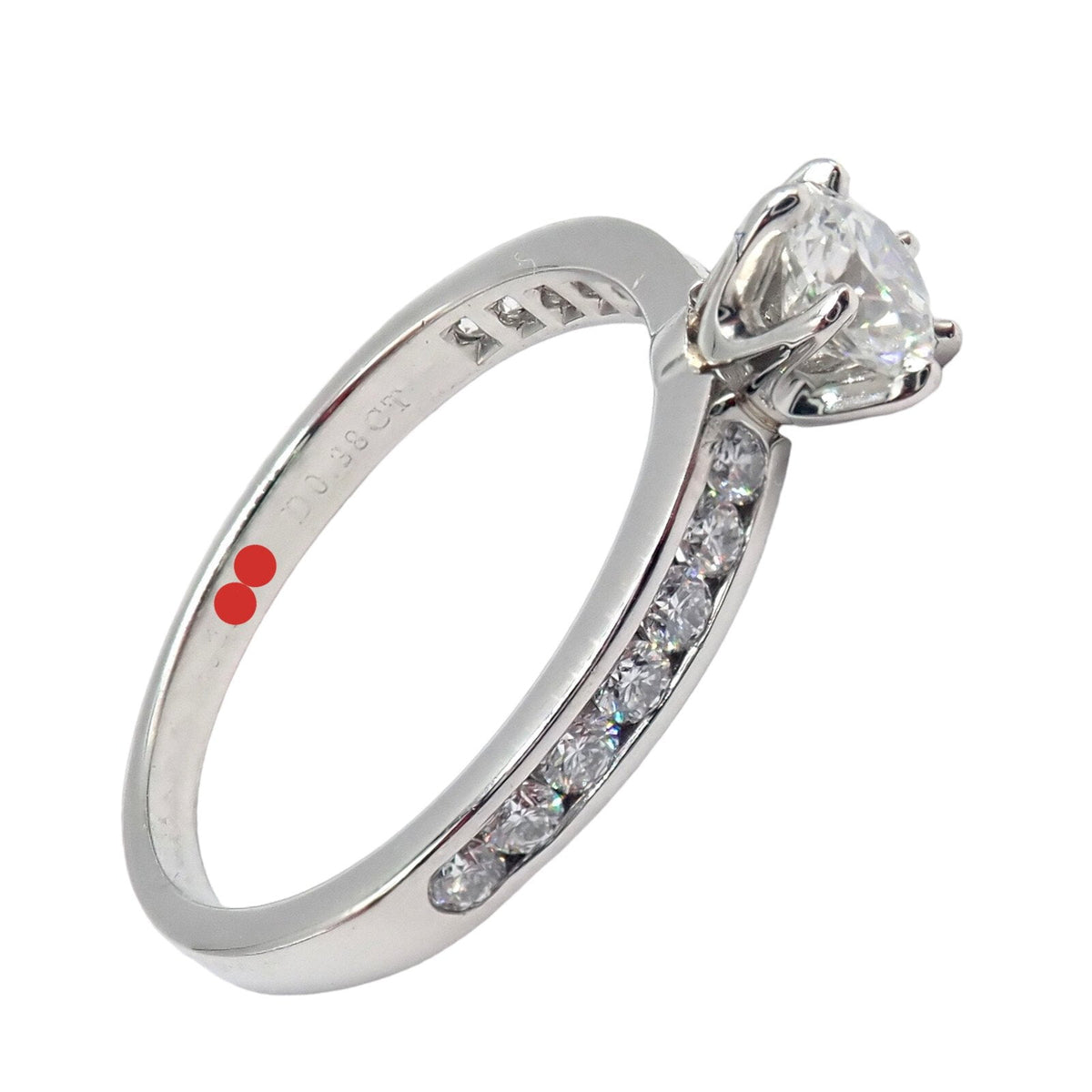 Tiffany & Co. Jewelry & Watches:Vintage & Antique Jewelry:Rings Authentic Tiffany & Co. Platinum 0.59ctw Diamond Engagement Ring sz 5.25