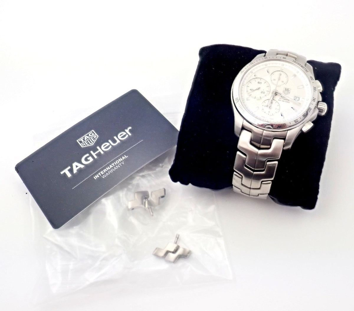 Tag Heuer Jewelry & Watches:Watches, Parts & Accessories:Watches:Wristwatches Authentic Tag Heuer Link Automatic Calibre 16 CJF2111-0 Exhibition Mens Watch
