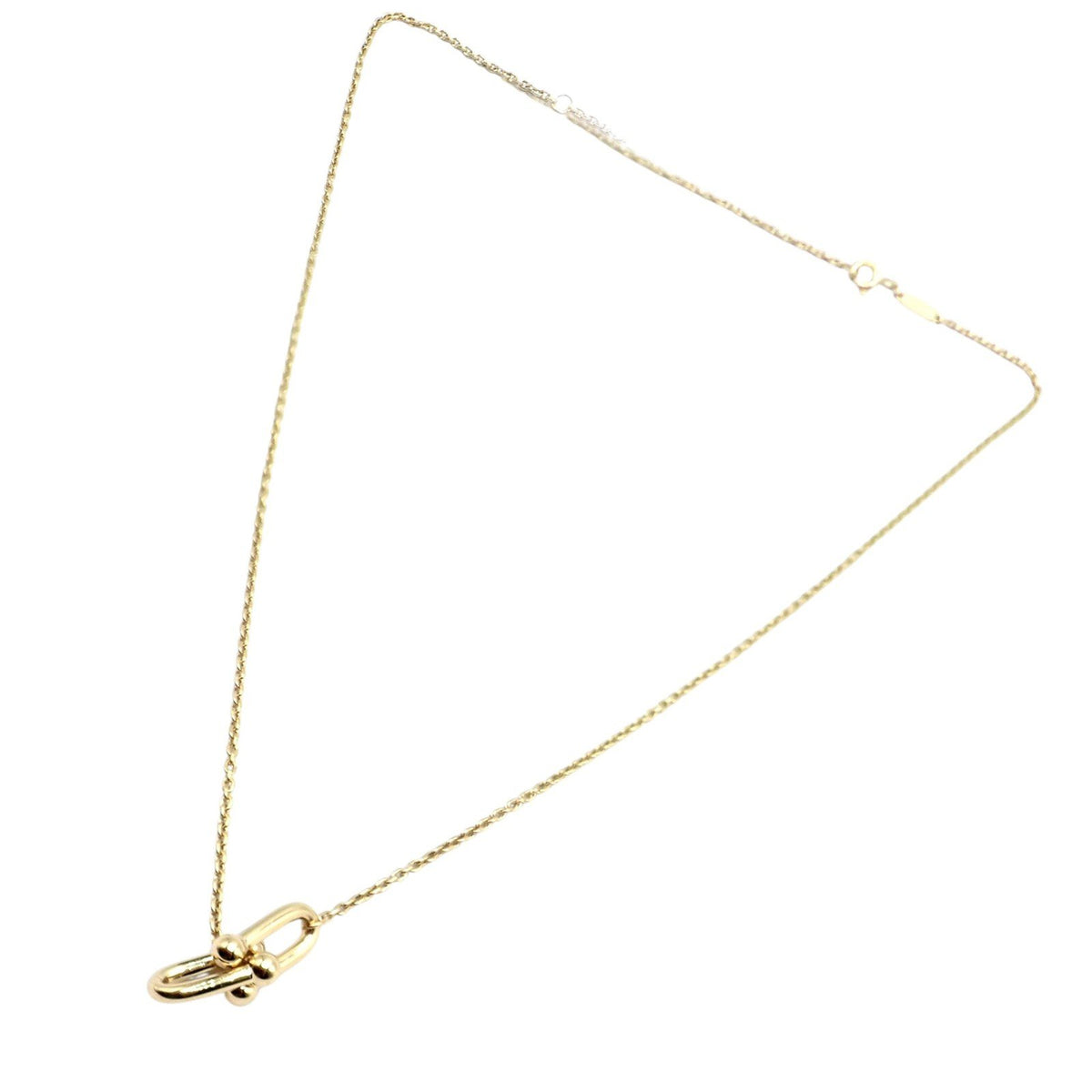 Tiffany & Co. Jewelry & Watches:Fine Jewelry:Necklaces & Pendants Authentic! Tiffany & Co 18k Yellow Gold Hardware Medium Pendant Chain Necklace