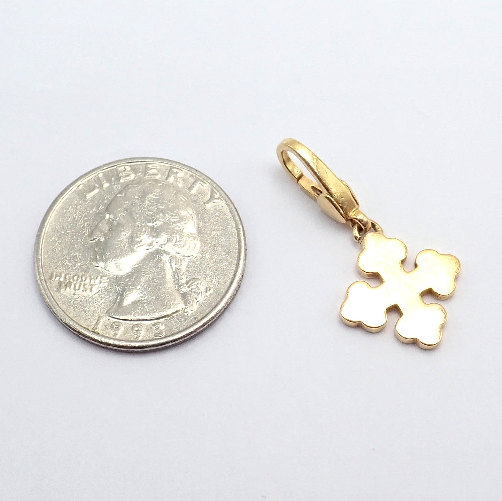 Bvlgari Jewelry & Watches:Fine Jewelry:Necklaces & Pendants Rare! Bvlgari Bulgari 18k Yellow Gold Maltese Cross Charm Pendant
