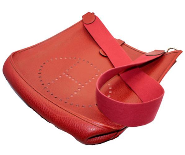 Hermes Clothing, Shoes & Accessories:Women:Women's Bags & Handbags Authentic! Hermes Evelyne Brick Red Clemence Leather GM Handbag Purse
