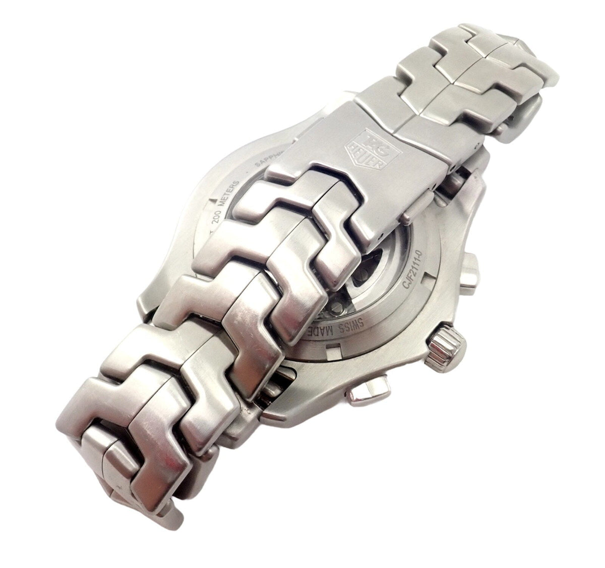 Tag Heuer Jewelry & Watches:Watches, Parts & Accessories:Watches:Wristwatches Authentic Tag Heuer Link Automatic Calibre 16 CJF2111-0 Exhibition Mens Watch