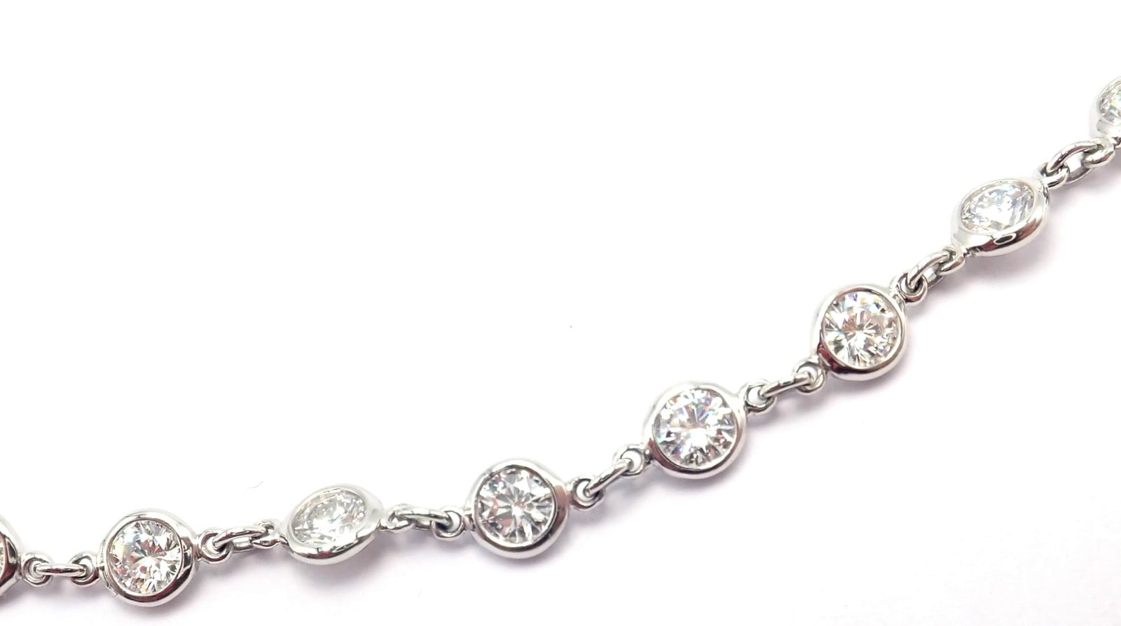 Tiffany & Co. Jewelry & Watches:Fine Jewelry:Necklaces & Pendants Authentic! Tiffany & Co Peretti Platinum Diamonds By The Yard Necklace $60,000