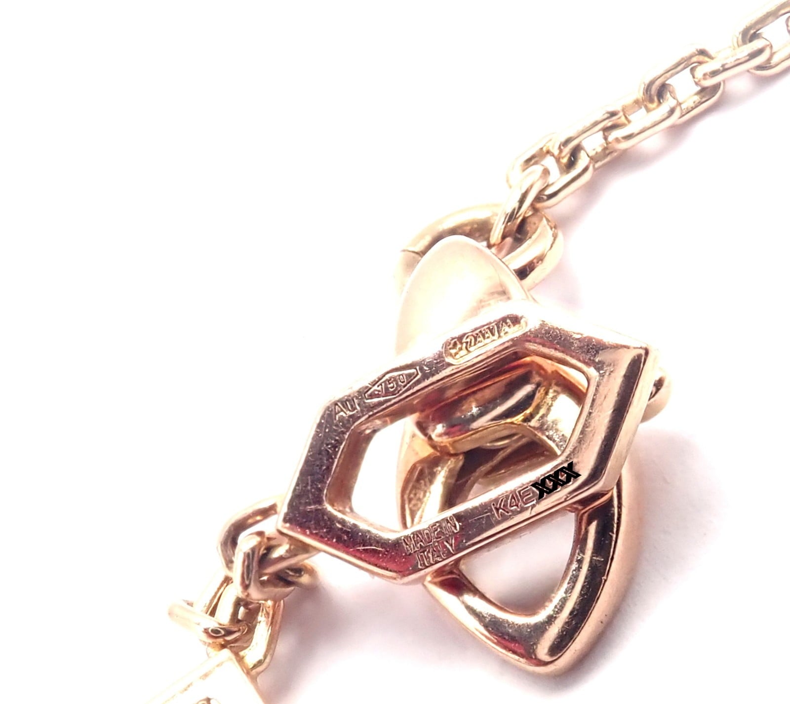 Authentic Bulgari Bvlgari Serpenti 18k Rose Gold Pave Diamond Rubellite Necklace | Fortrove
