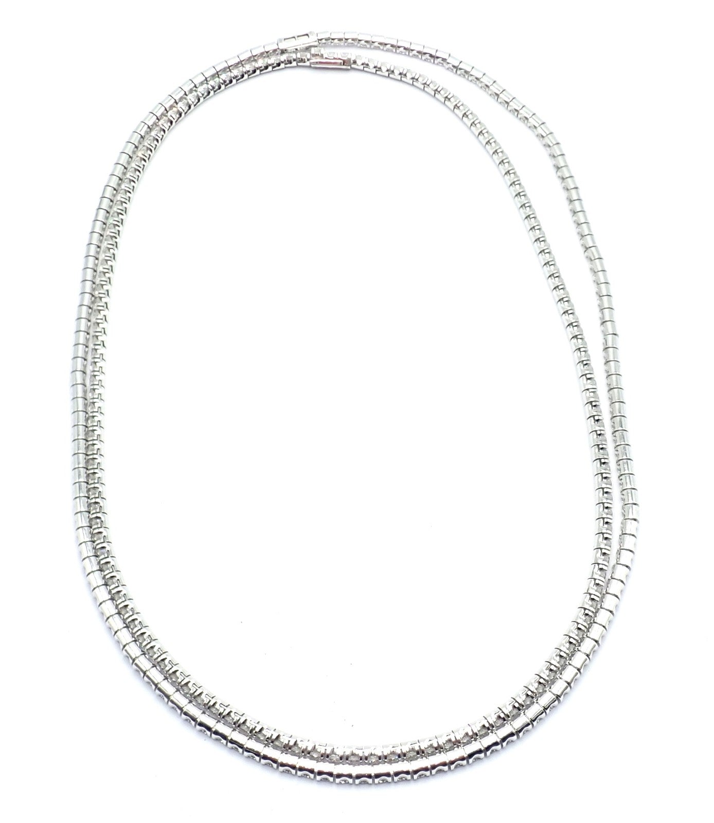 Panthere de Cartier Panther 18k Gold Multi-Wear Paved Diamond Necklace Paper Box | Fortrove