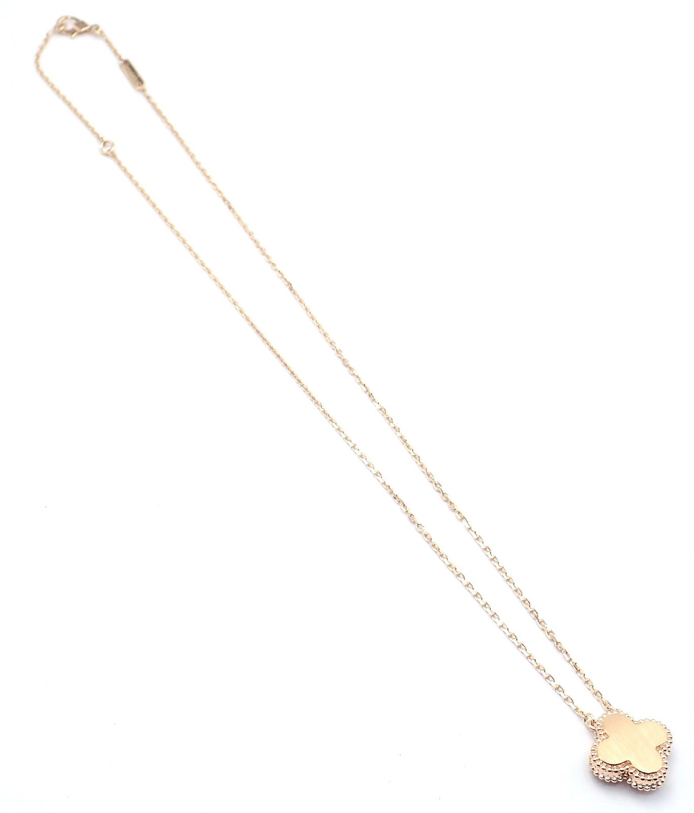 Van Cleef & Arpels Jewelry & Watches:Fine Jewelry:Necklaces & Pendants Van Cleef & Arpels Diamond 18k Vintage Alhambra Pink MOP Holiday 2025 Necklace