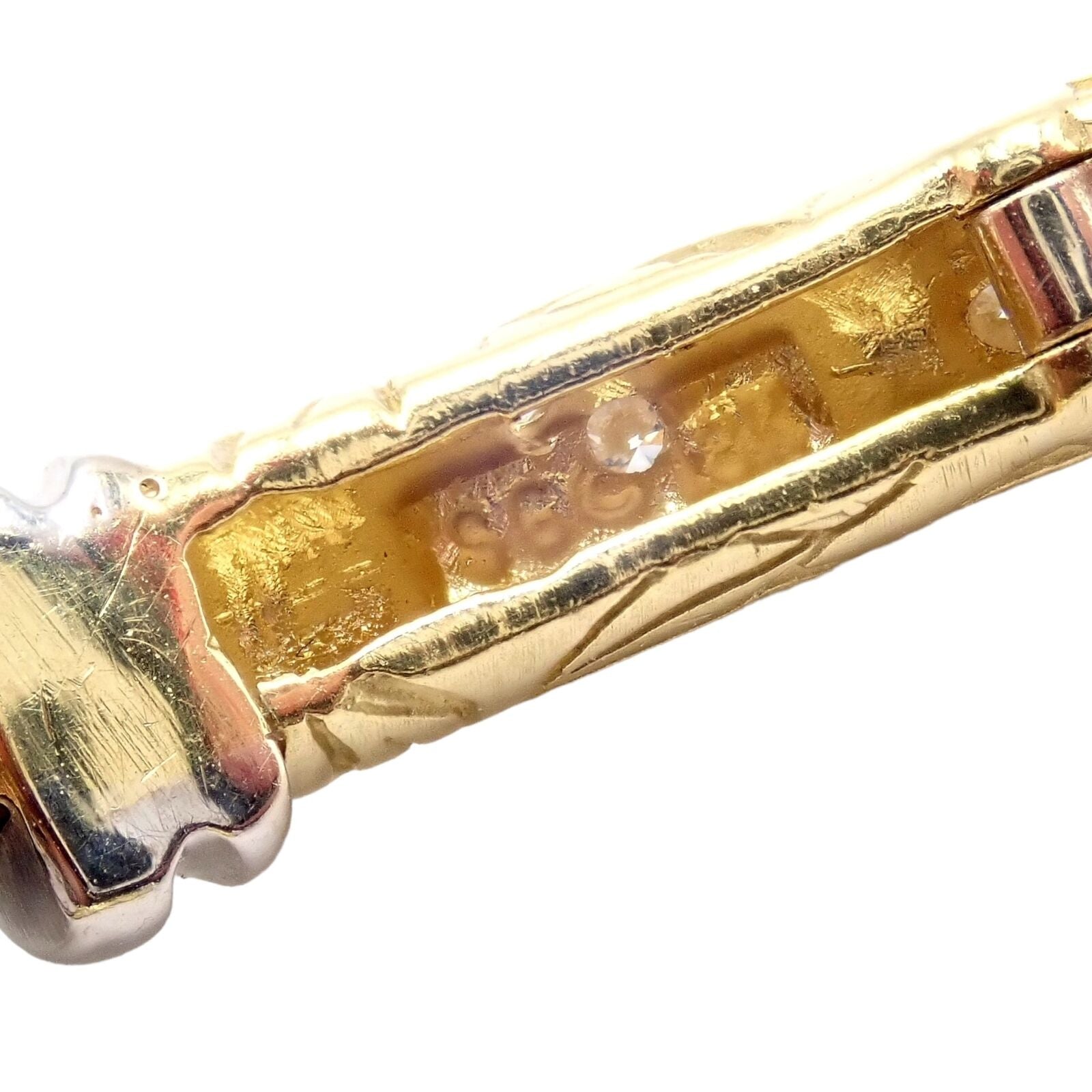 Vintage SeidenGang 18k Yellow + White Gold Diamond Laurel Collection Bracelet | Fortrove