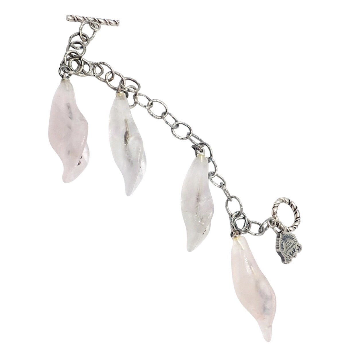 Rare! Vintage Mario Buccellati Silver Quartz Calla Lily Bracelet | Fortrove