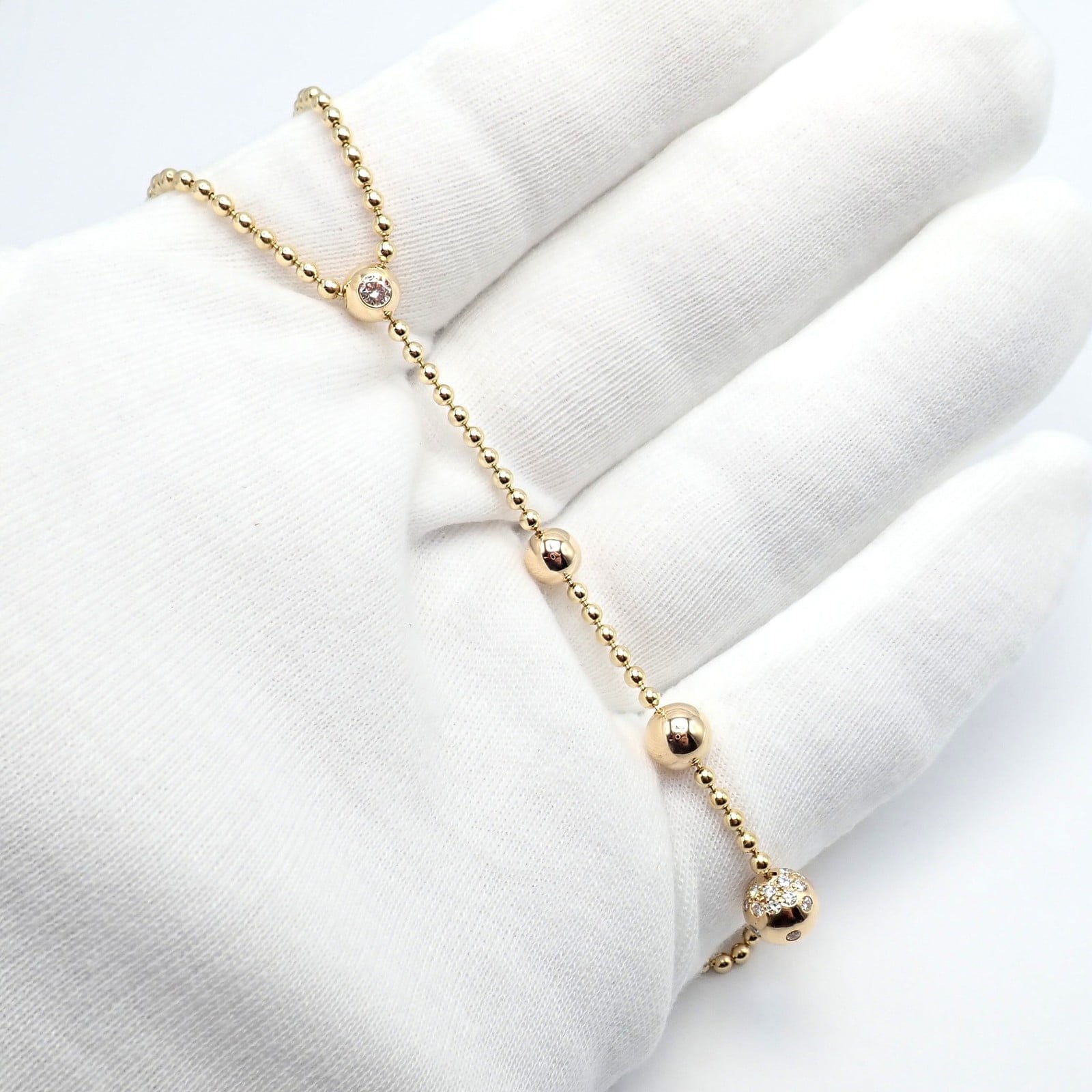 Cartier Jewelry & Watches:Fine Jewelry:Necklaces & Pendants Authentic! Cartier Draperie de Decollate 18k Yellow Gold Diamond Necklace