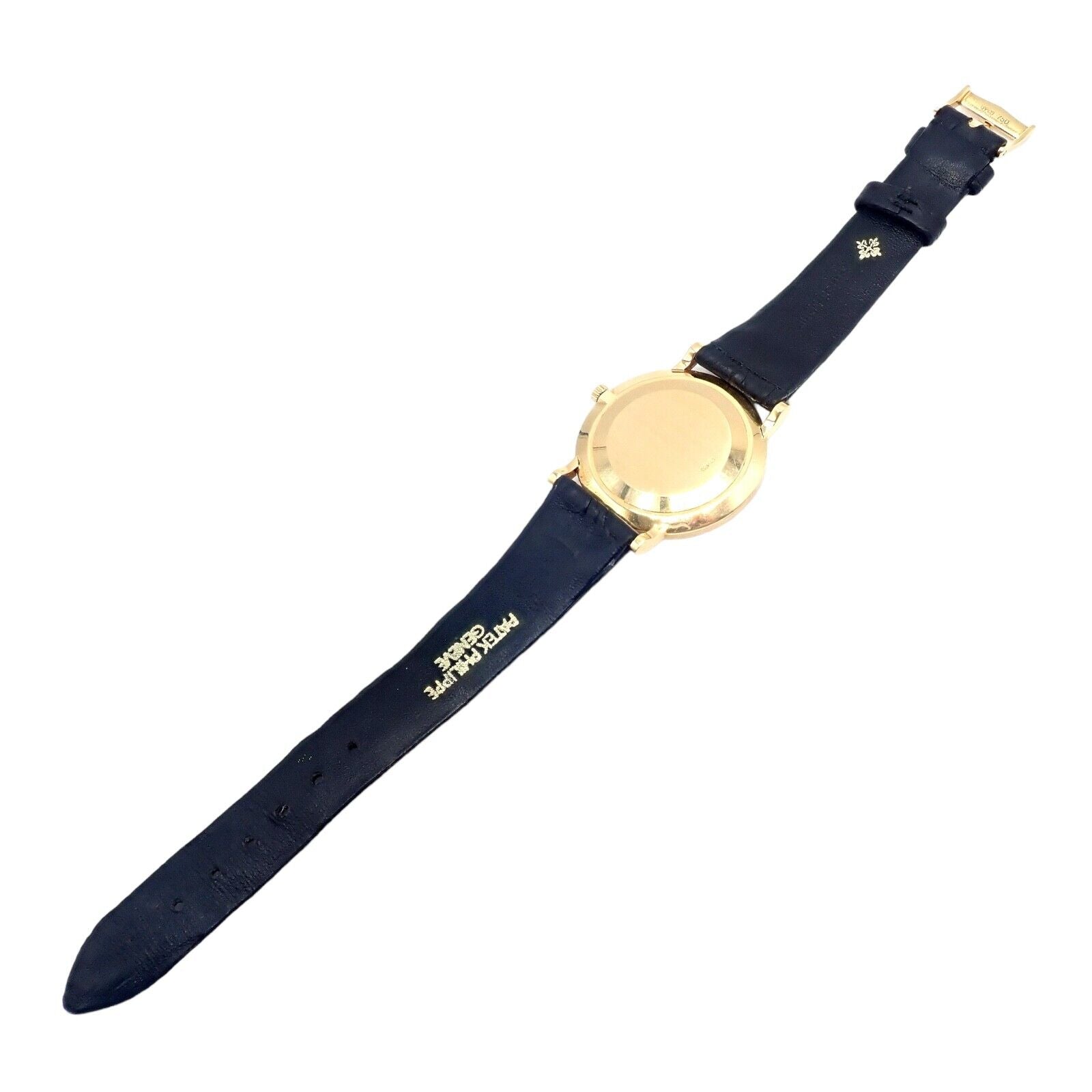 Patek Philippe 18k Yellow Gold Calatrava Manual Wind Roman Dial Watch | Fortrove