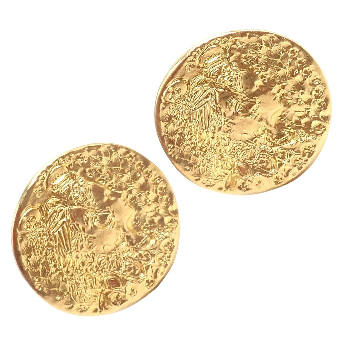 Salvador Dali for Piaget Jewelry & Watches:Men's Jewelry:Cufflinks Authentic Salvador Dali D'or for Piaget 18k & 22k Yellow Gold Cufflinks