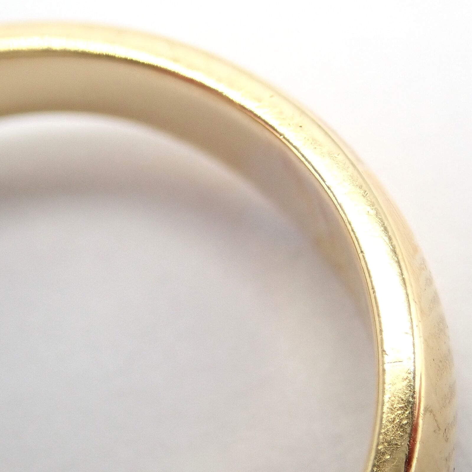 Authentic! Cartier 18k Yellow + White Gold Two Stacking Puzzle Band Ring Size 50 | Fortrove