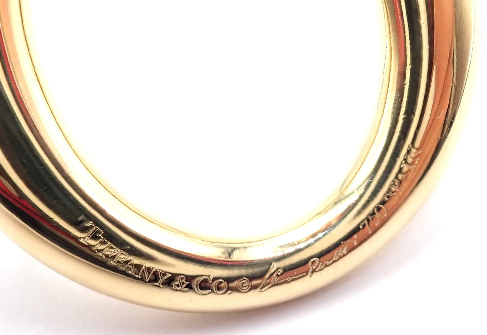 Tiffany & Co. Jewelry & Watches:Fine Jewelry:Necklaces & Pendants Authentic! Tiffany & Co Sevillana 18k Yellow Gold Peretti Large Pendant Necklace