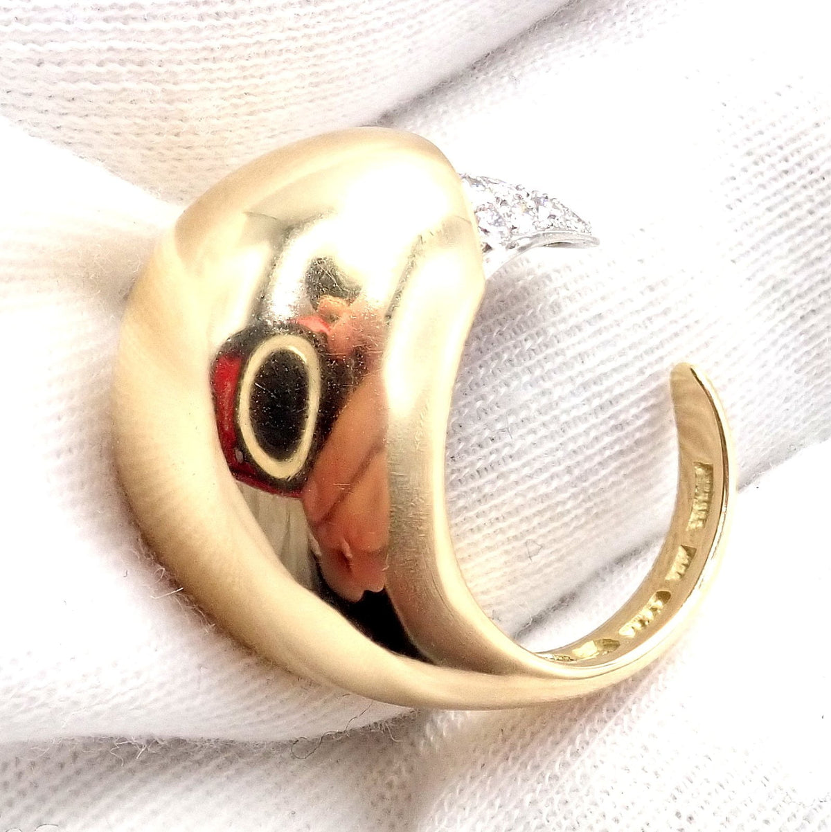 Tiffany & Co. Jewelry & Watches:Fine Jewelry:Rings Authentic! Tiffany & Co. Elsa Peretti 18k Yellow Gold Diamond Bird Ring
