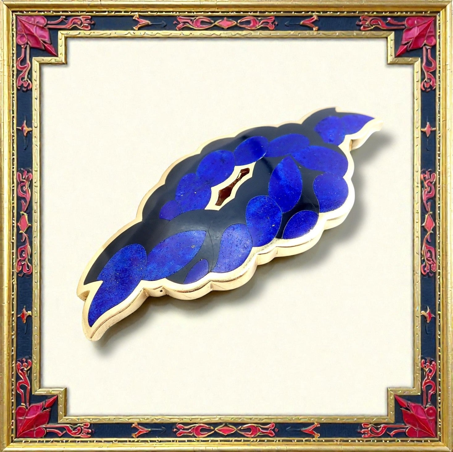 Rare Tiffany & Co. Cummings 18k Yellow Gold Lapis Onyx Nautical Rope Knot Brooch | Fortrove