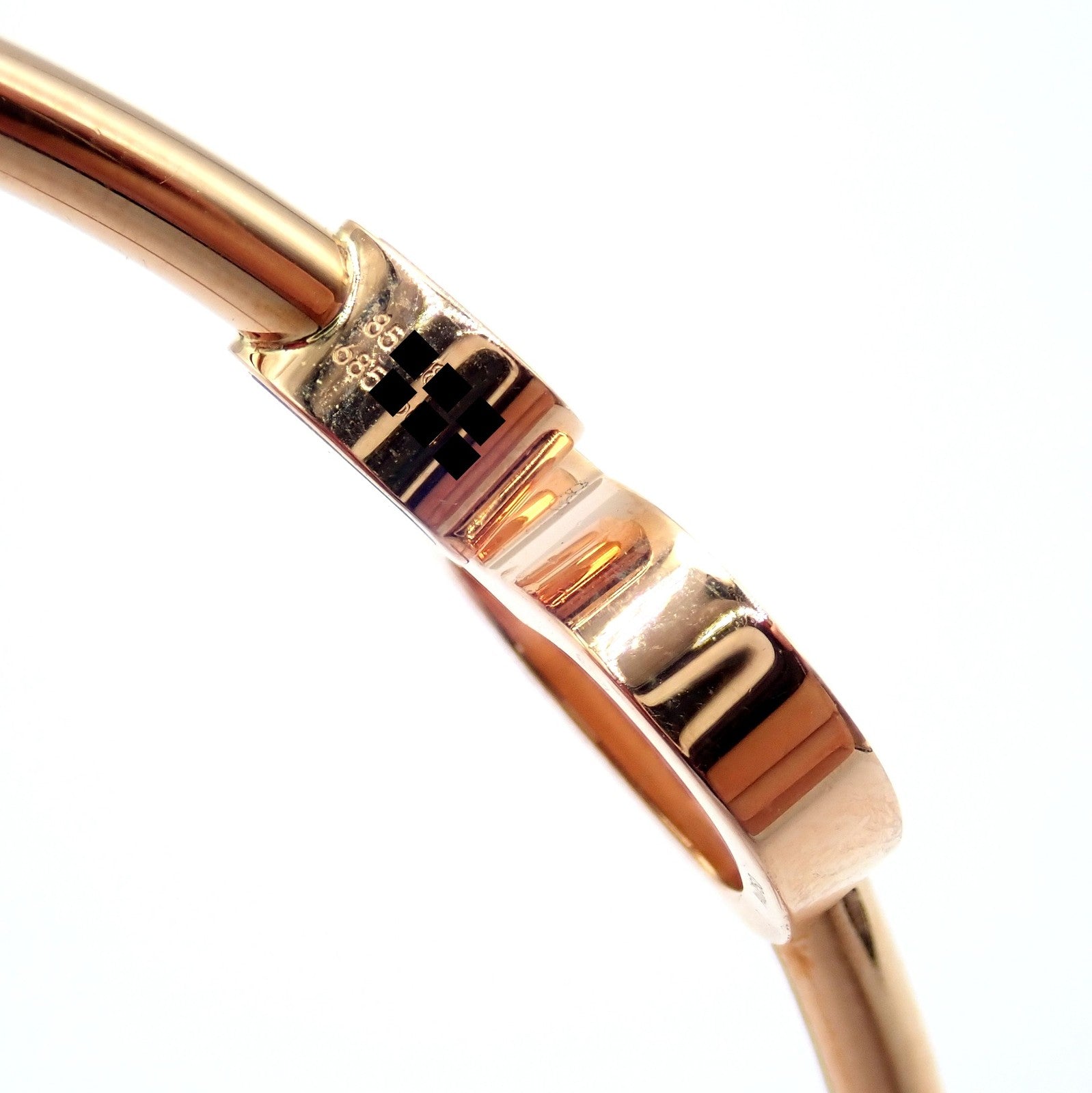 Chopard Jewelry & Watches:Fine Jewelry:Bracelets & Charms Rare! Chopard 18k Rose Gold Happy Hearts Diamond Pink Opal Bracelet