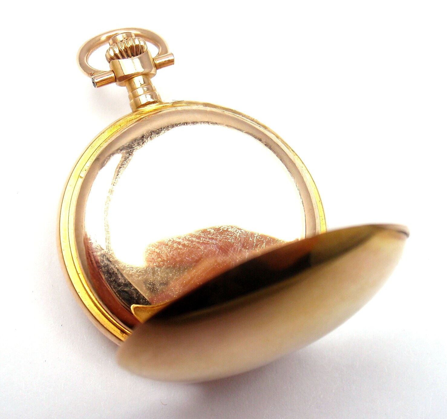 Estate Jewelry & Watches:Watches, Parts & Accessories:Watches:Pocket Watches Vintage! Swiss Yellow Gold Diamond Ladies Pocket Watch High Grade Movement