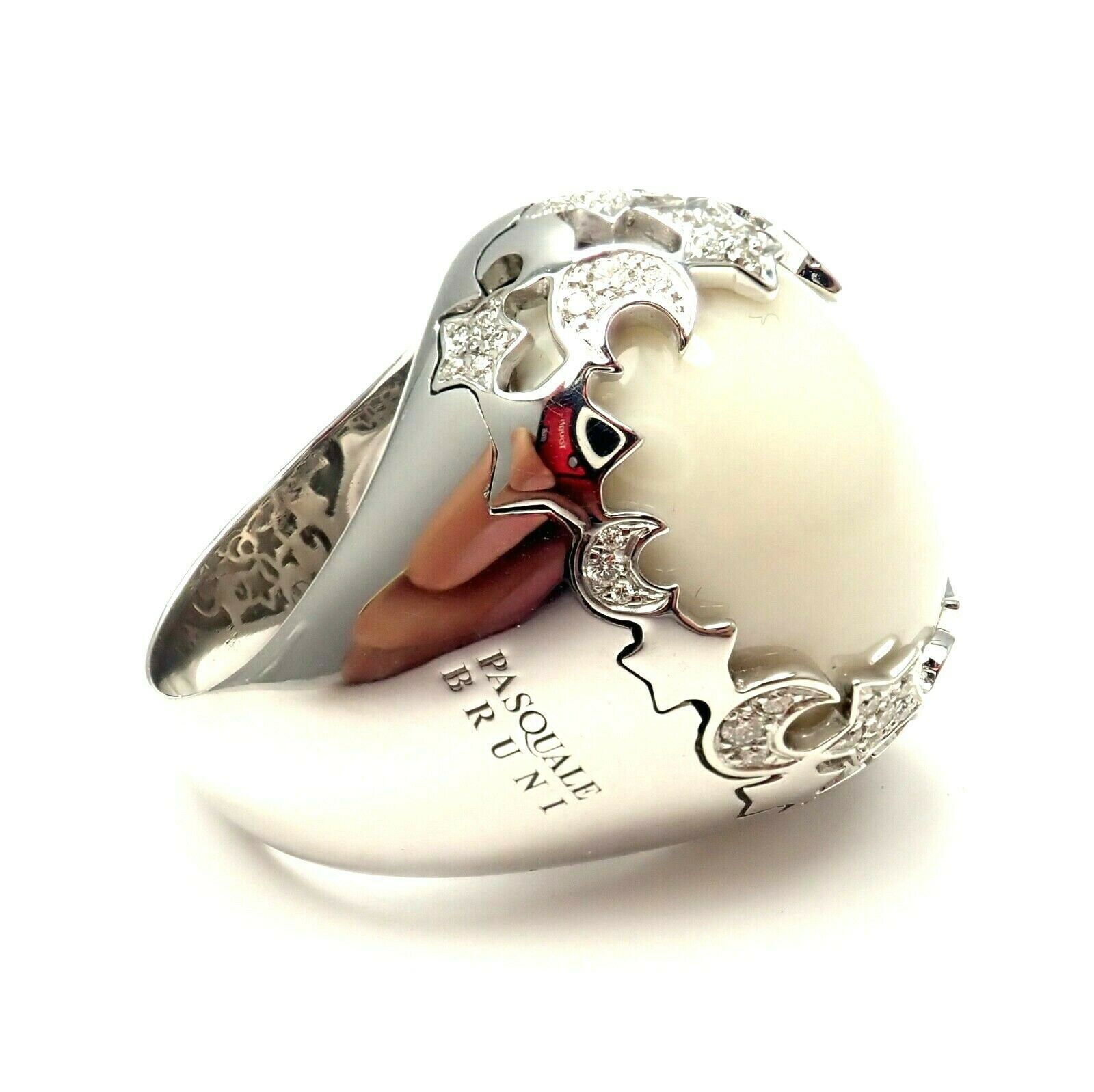 Pasquale Bruni Jewelry & Watches:Fine Jewelry:Rings Pasquale Bruni 18k White Gold .65ctw Diamond Cielo Stars Ring sz 12