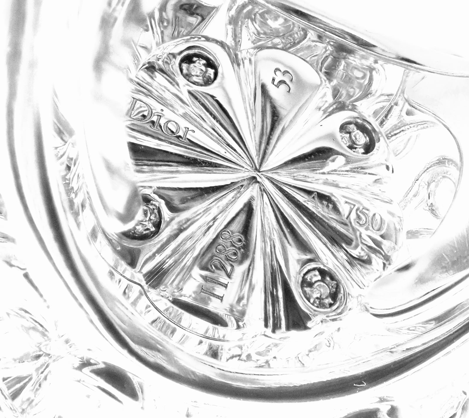 Dior Jewelry & Watches:Fine Jewelry:Rings Authentic! Christian Dior 18k White Gold 6.5ct Diamond Large Flower Ring