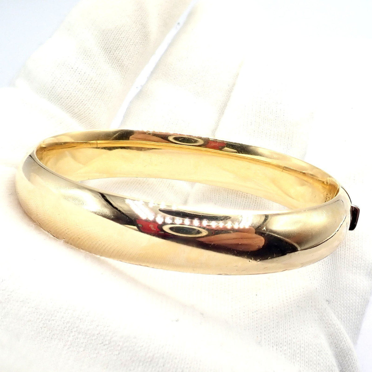 Tiffany & Co. Jewelry & Watches:Fine Jewelry:Bracelets & Charms Authentic! Tiffany & Co 18k Yellow Gold Bangle Signature Bracelet