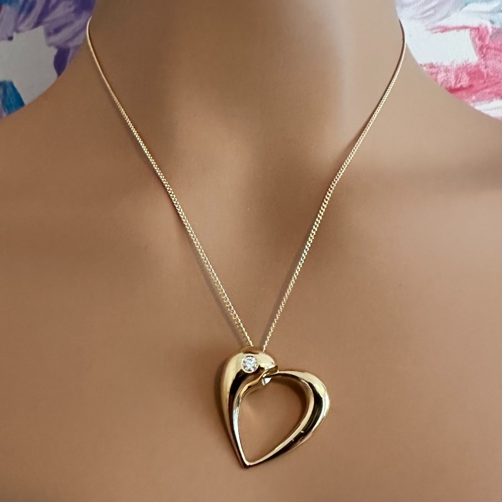 Georg Jensen Jewelry & Watches:Fine Jewelry:Necklaces & Pendants Rare Georg Jensen 18K Yellow Gold Diamond Snake Eating Tail Ouroboros Necklace