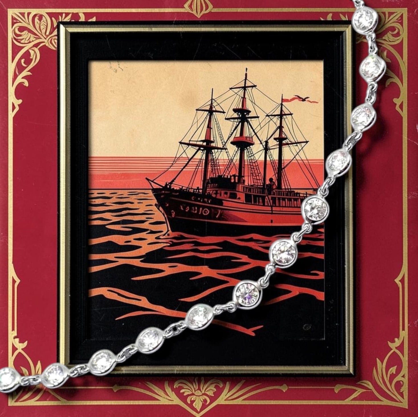Authentic! Tiffany & Co Peretti Platinum Diamonds By The Yard Necklace $60,000 | Fortrove