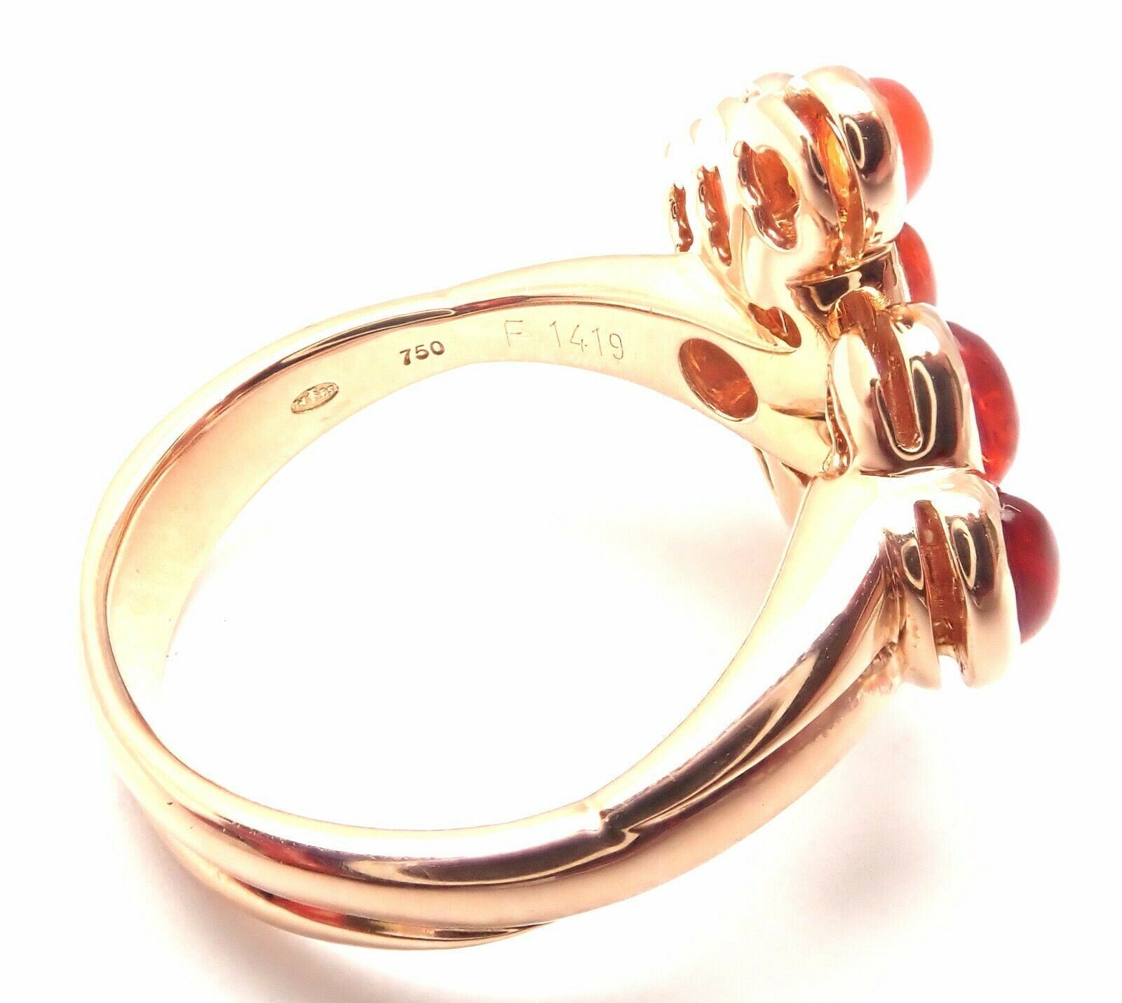Mauboussin Jewelry & Watches:Fine Jewelry:Rings Authentic! Mauboussin Paris 18k Rose Gold Diamond Tourmaline Citrine Ring