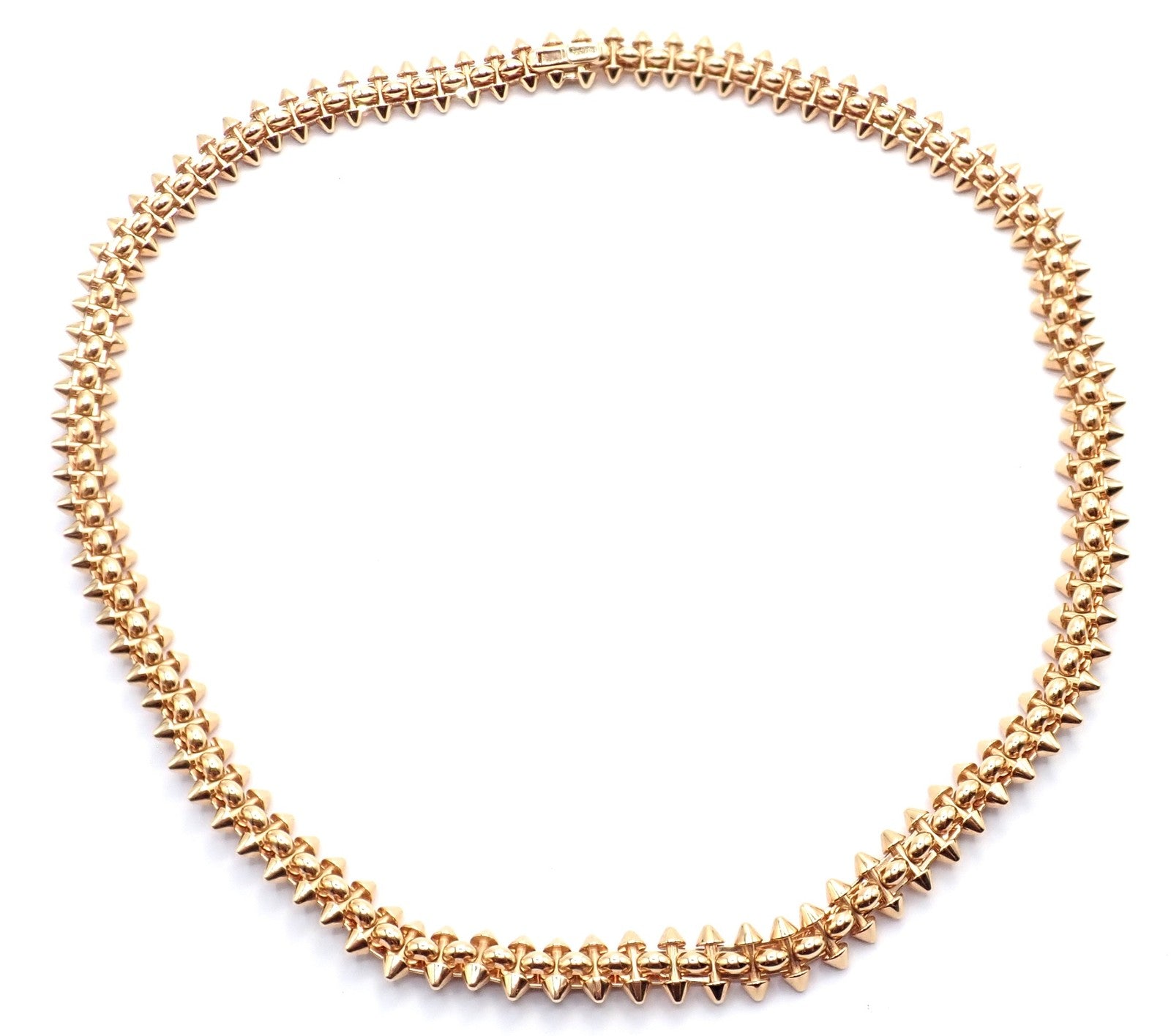 Authentic! Clash De Cartier 18k Rose Gold Necklace | Fortrove