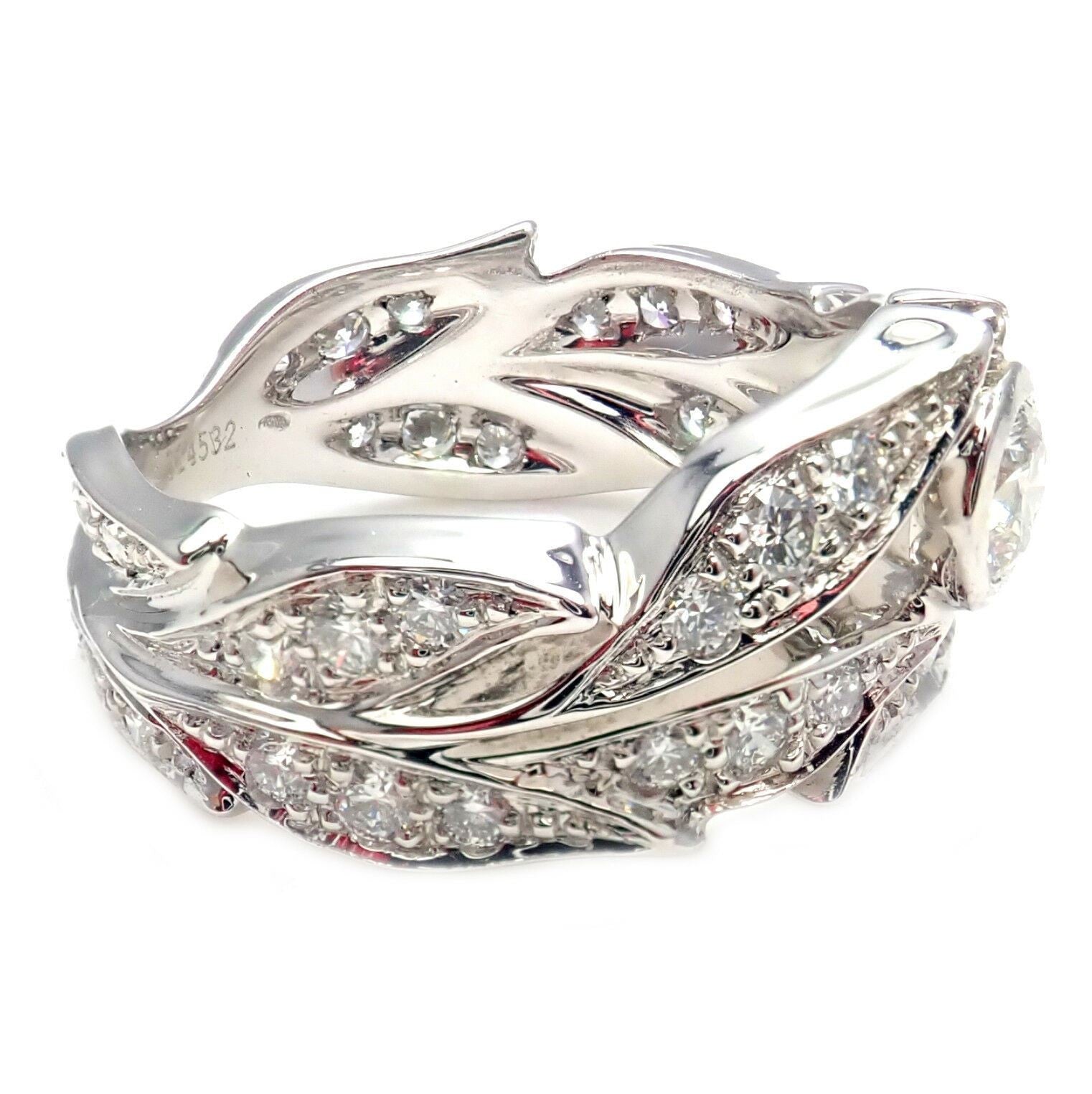 Authentic Carrera Y Carrera 18k Mi Princes Greco Roman Diamond Crown Ring Size 6 | Fortrove