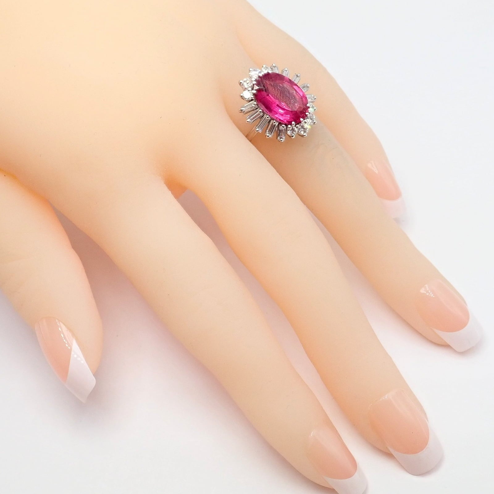 H. Stern Jewelry & Watches:Fine Jewelry:Jewelry Sets Authentic! H. Stern 18k White Gold Diamond Pink Tourmaline Ring + Earrings Set