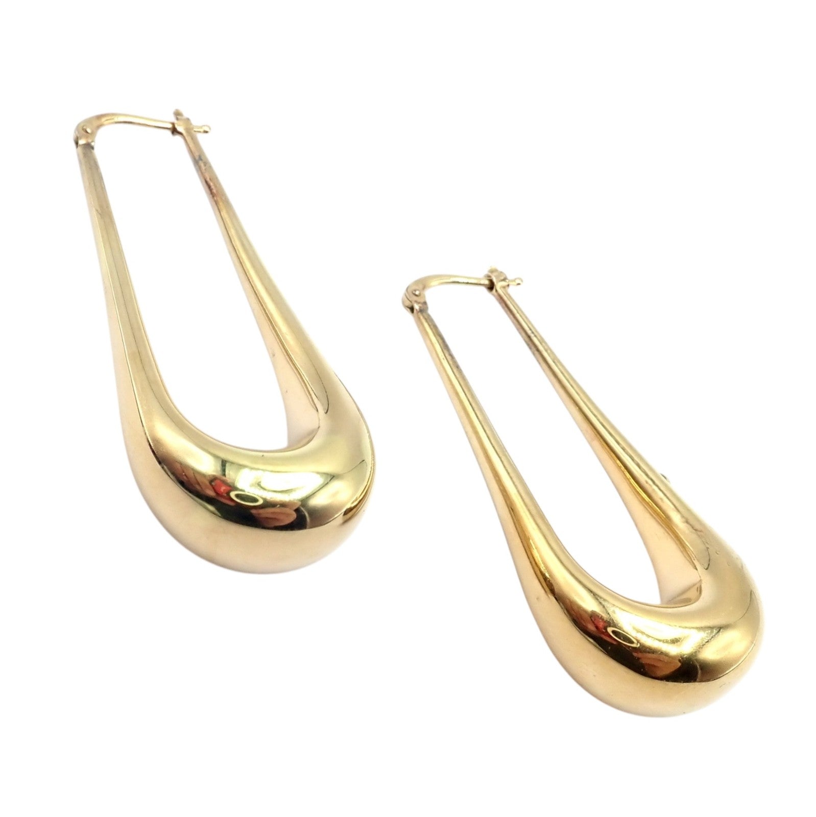 Roberto Coin Jewelry & Watches:Fine Jewelry:Earrings Authentic! Roberto Coin 18k Yellow Gold Long Dangle Drop Earrings