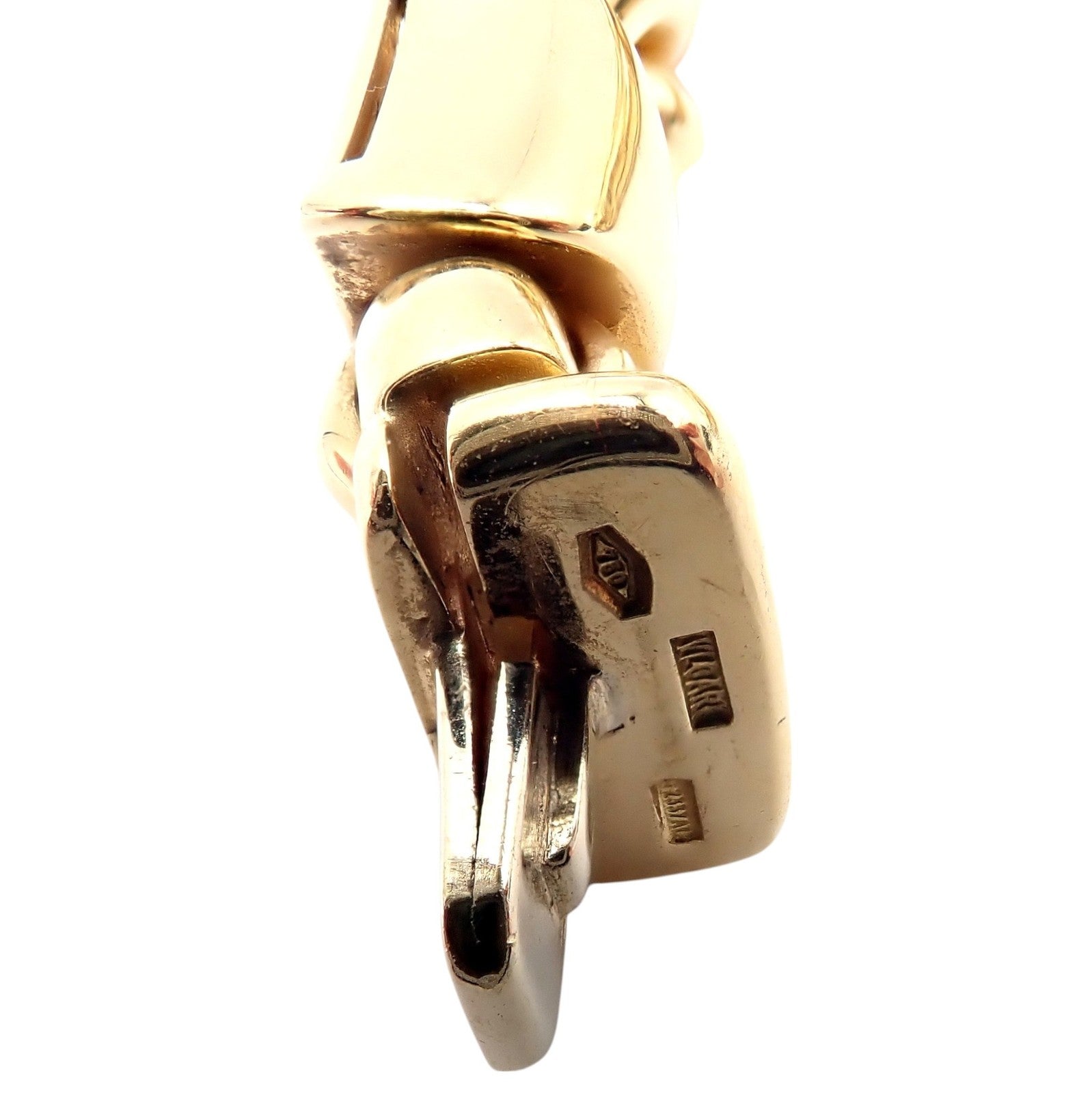 Rare! Bvlgari Bulgari 18k Yellow Gold Diamond Doppio Cuore Heart Necklace | Fortrove