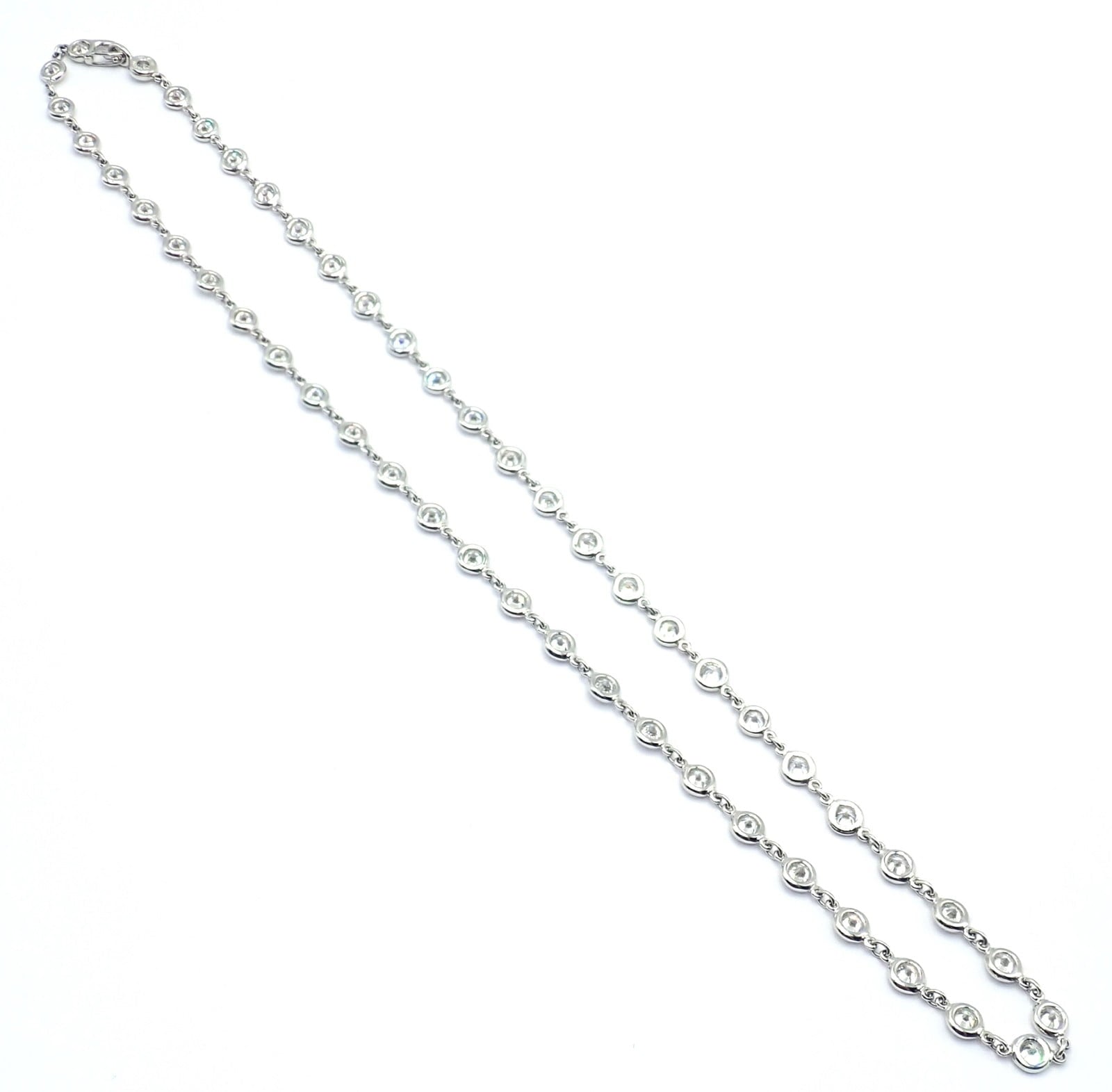 Tiffany & Co. Jewelry & Watches:Fine Jewelry:Necklaces & Pendants Authentic! Tiffany & Co Peretti Platinum Diamonds By The Yard Necklace $60,000