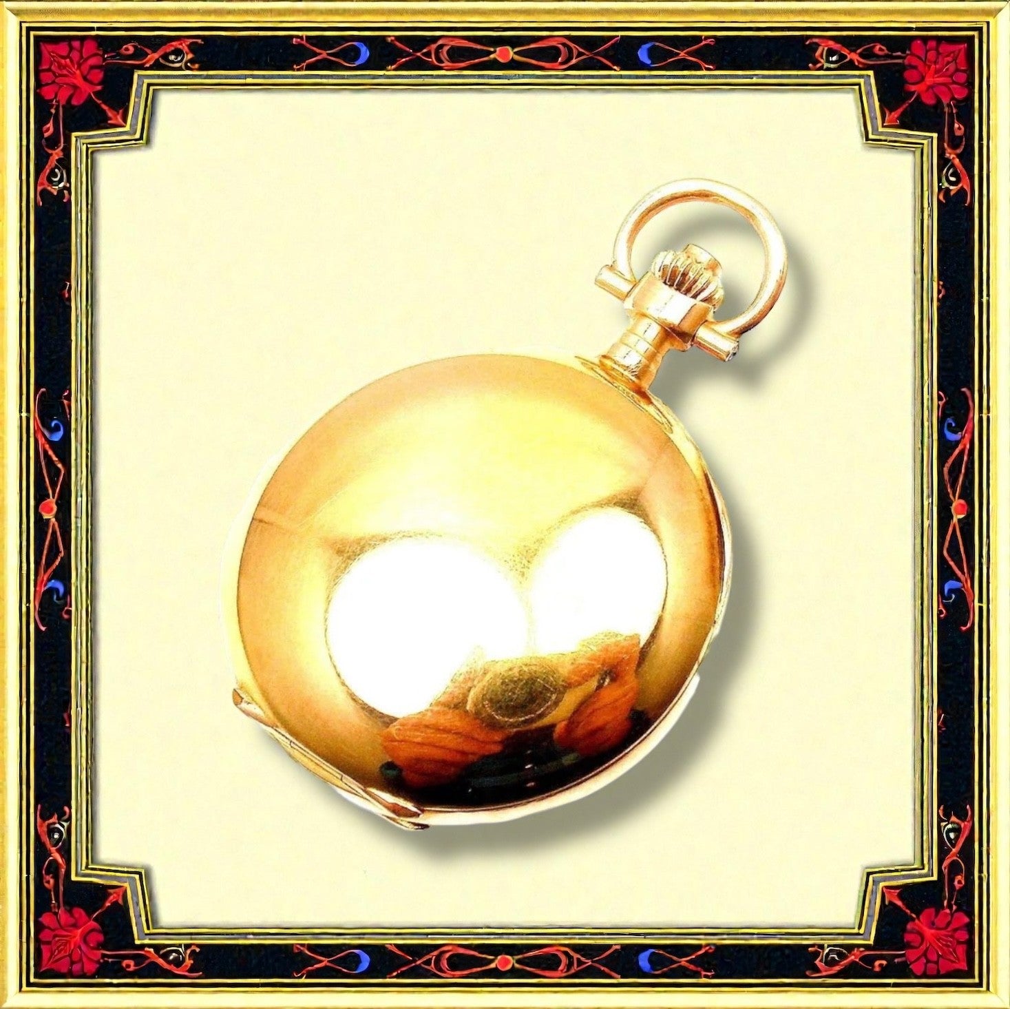 Estate Jewelry & Watches:Watches, Parts & Accessories:Watches:Pocket Watches Vintage! Swiss Yellow Gold Diamond Ladies Pocket Watch High Grade Movement