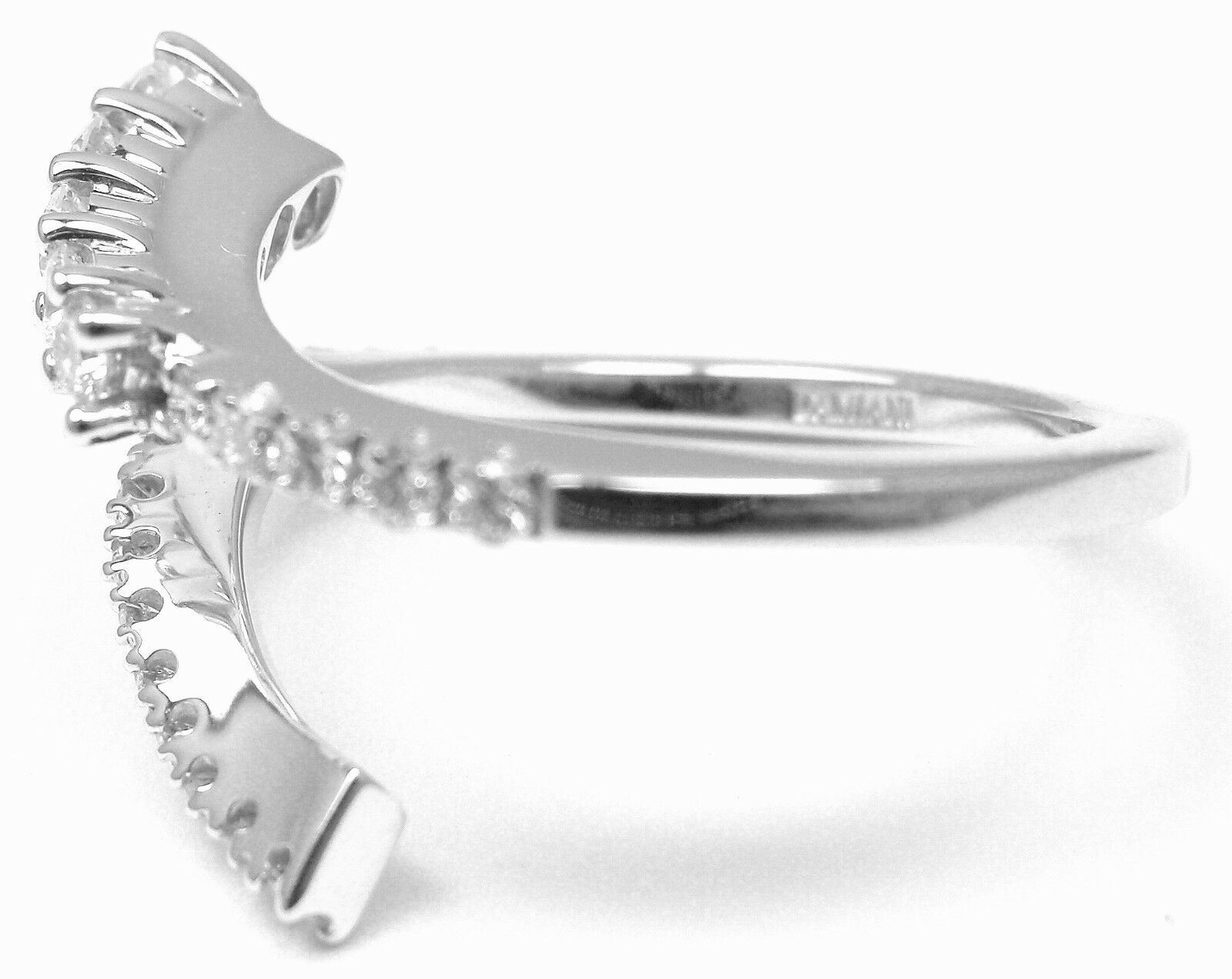 New! Authentic Damiani EDEN 18k White Gold Diamond Band Ring | Fortrove