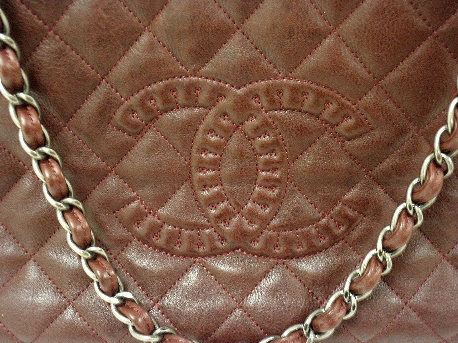 CHANEL Clothing, Shoes & Accessories:Women:Women's Bags & Handbags AUTHENTIC 2012 CHANEL ISTANBUL SOFT CAVIAR TOTE BURGUNDY LEATHER HANDBAG