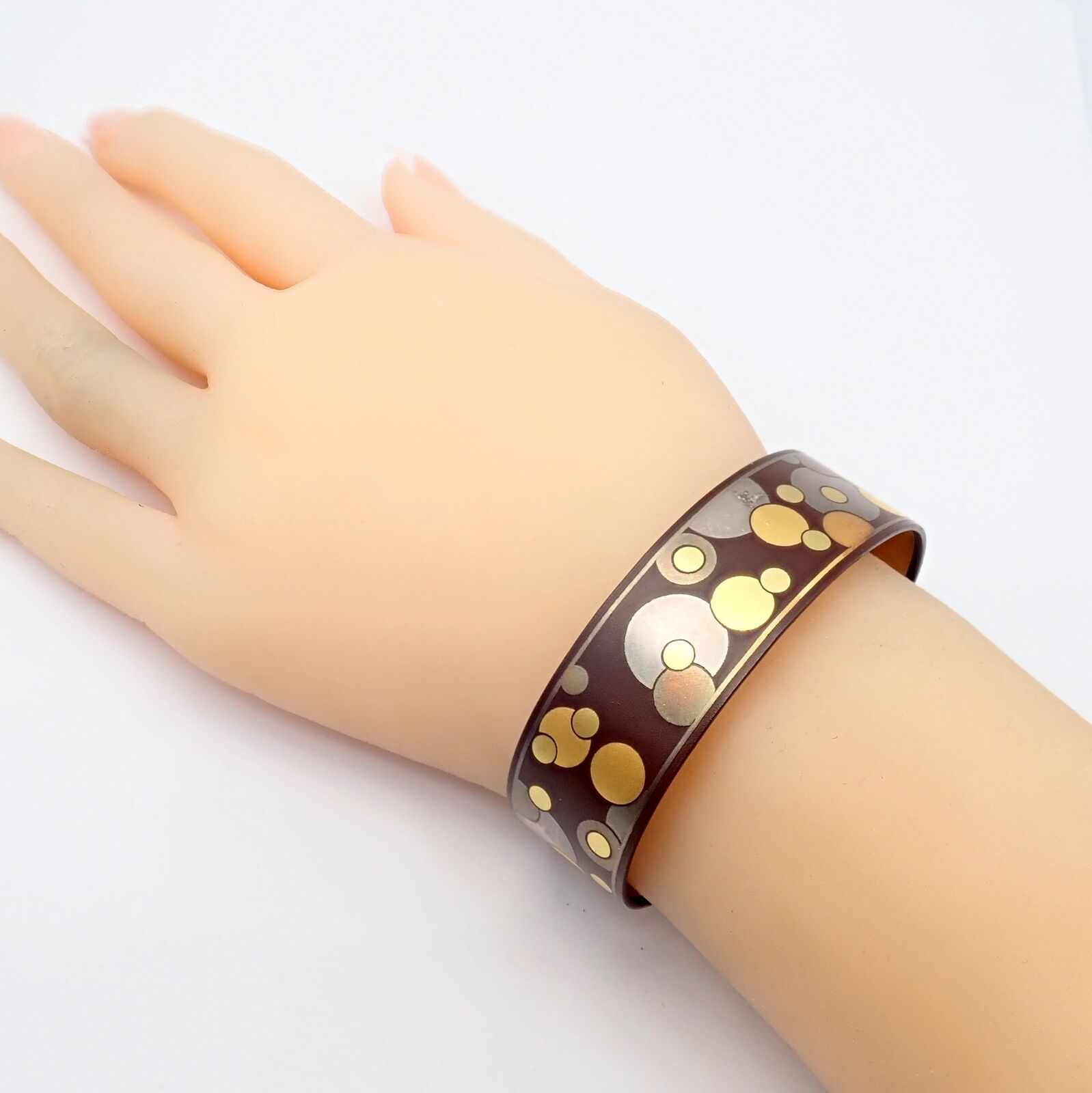 Rare! Vintage Tiffany & Co. Angela Cummings Black Iron 24k Gold Cuff Bracelet | Fortrove