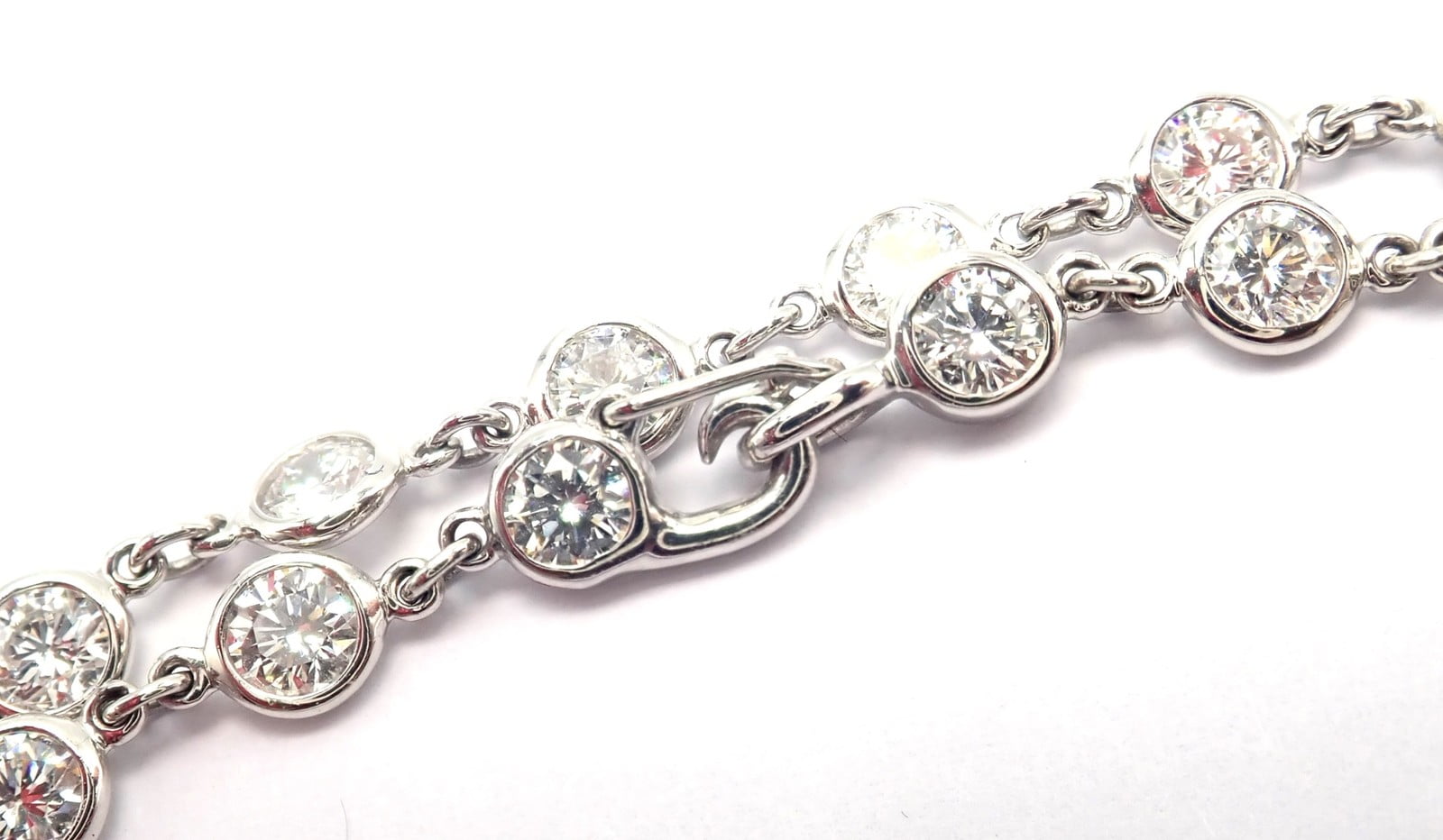 Tiffany & Co. Jewelry & Watches:Fine Jewelry:Necklaces & Pendants Authentic! Tiffany & Co Peretti Platinum Diamonds By The Yard Necklace $60,000