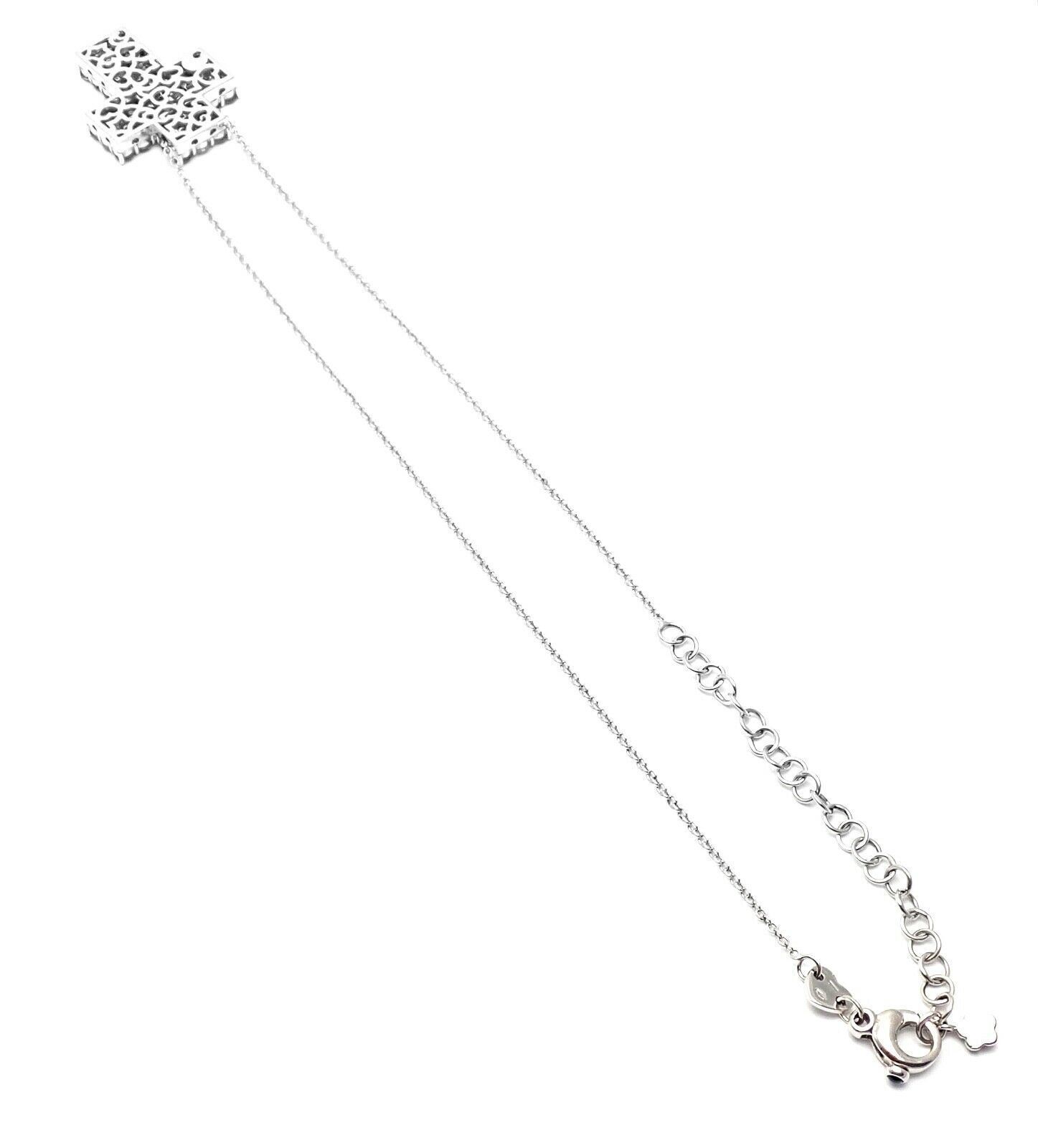 Pasquale Bruni Jewelry & Watches:Fine Jewelry:Necklaces & Pendants New! Authentic Pasquale Bruni 18k White Gold Diamond Peridot Cross Necklace