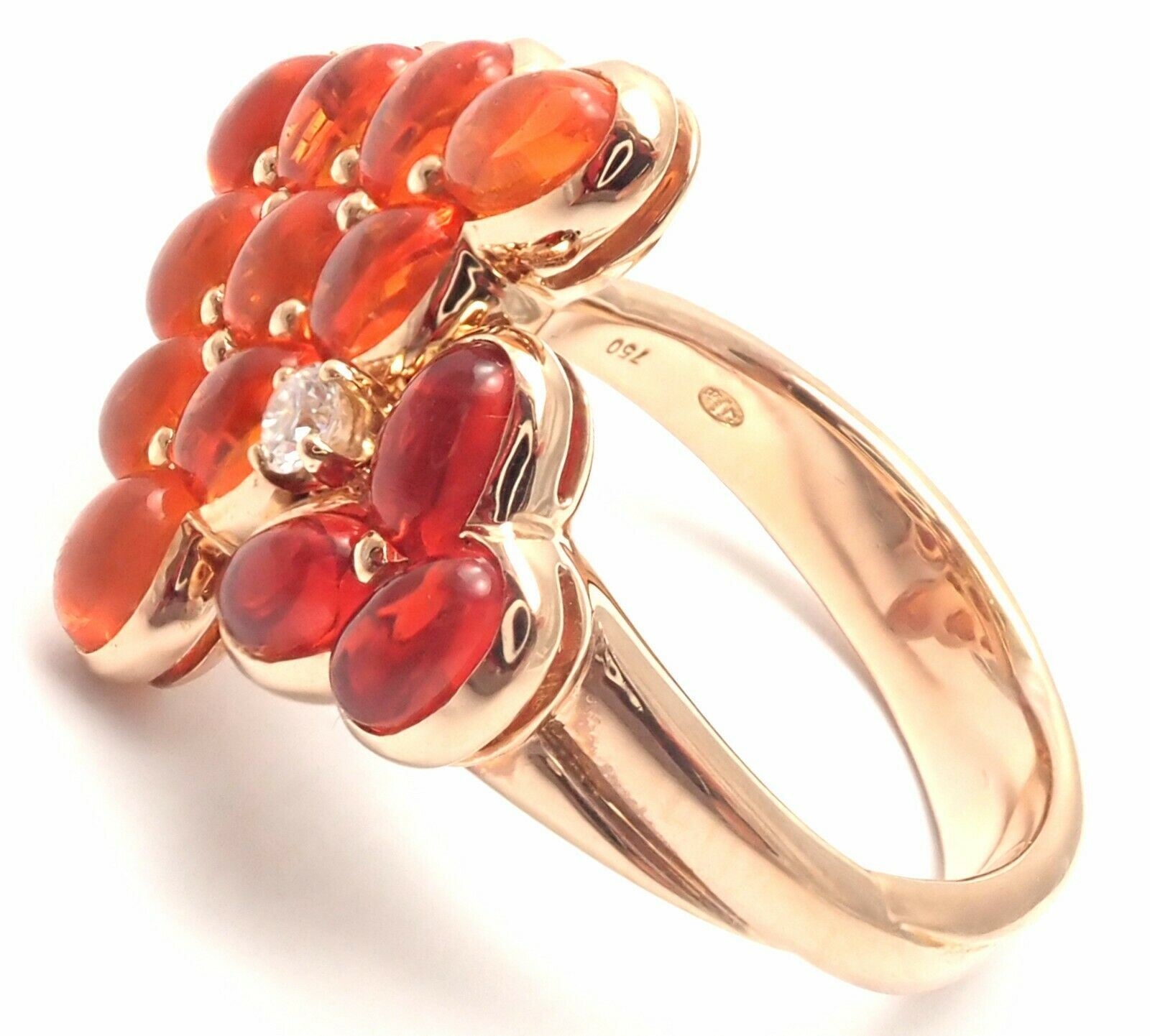 Mauboussin Jewelry & Watches:Fine Jewelry:Rings Authentic! Mauboussin Paris 18k Rose Gold Diamond Tourmaline Citrine Ring