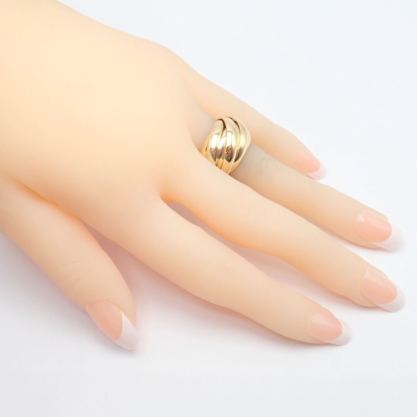 Authentic! Tiffany & Co 18k Yellow Gold 9 Row Melody Calife Picasso Ring sz 5 | Fortrove