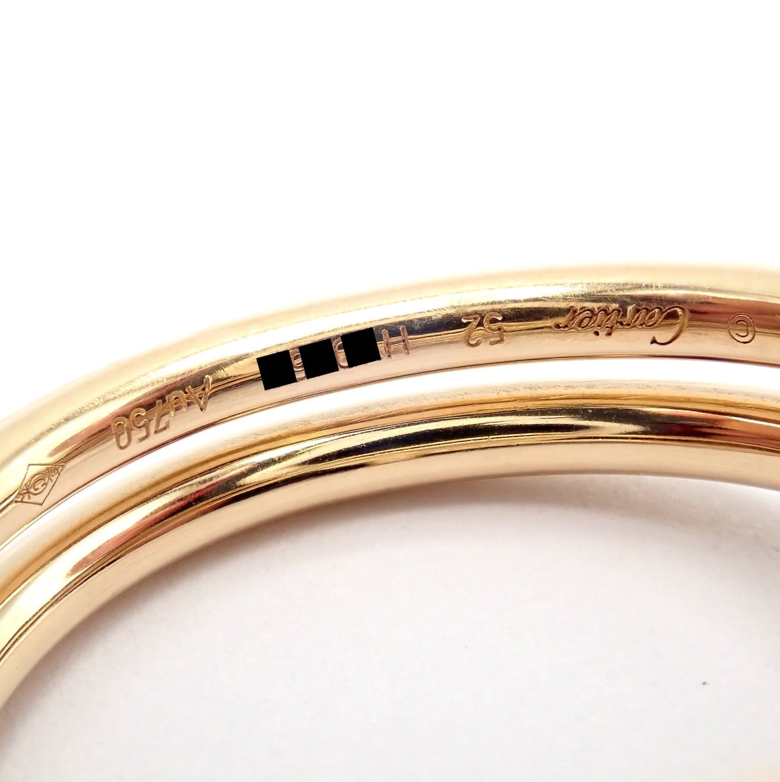 Cartier Jewelry & Watches:Fine Jewelry:Rings Authentic! Cartier Juste Un Clou 18k Yellow Gold Diamond Nail Band Ring 4.25