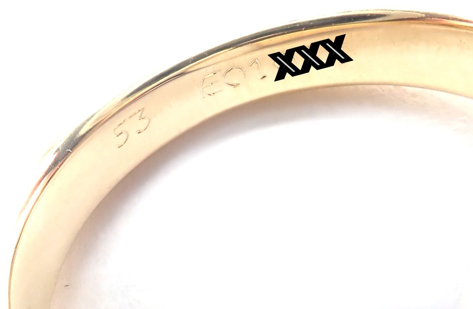 Authentic! Cartier Toi Et Moi 18k Yellow Gold White Black Pearl Bypass Band Ring | Fortrove