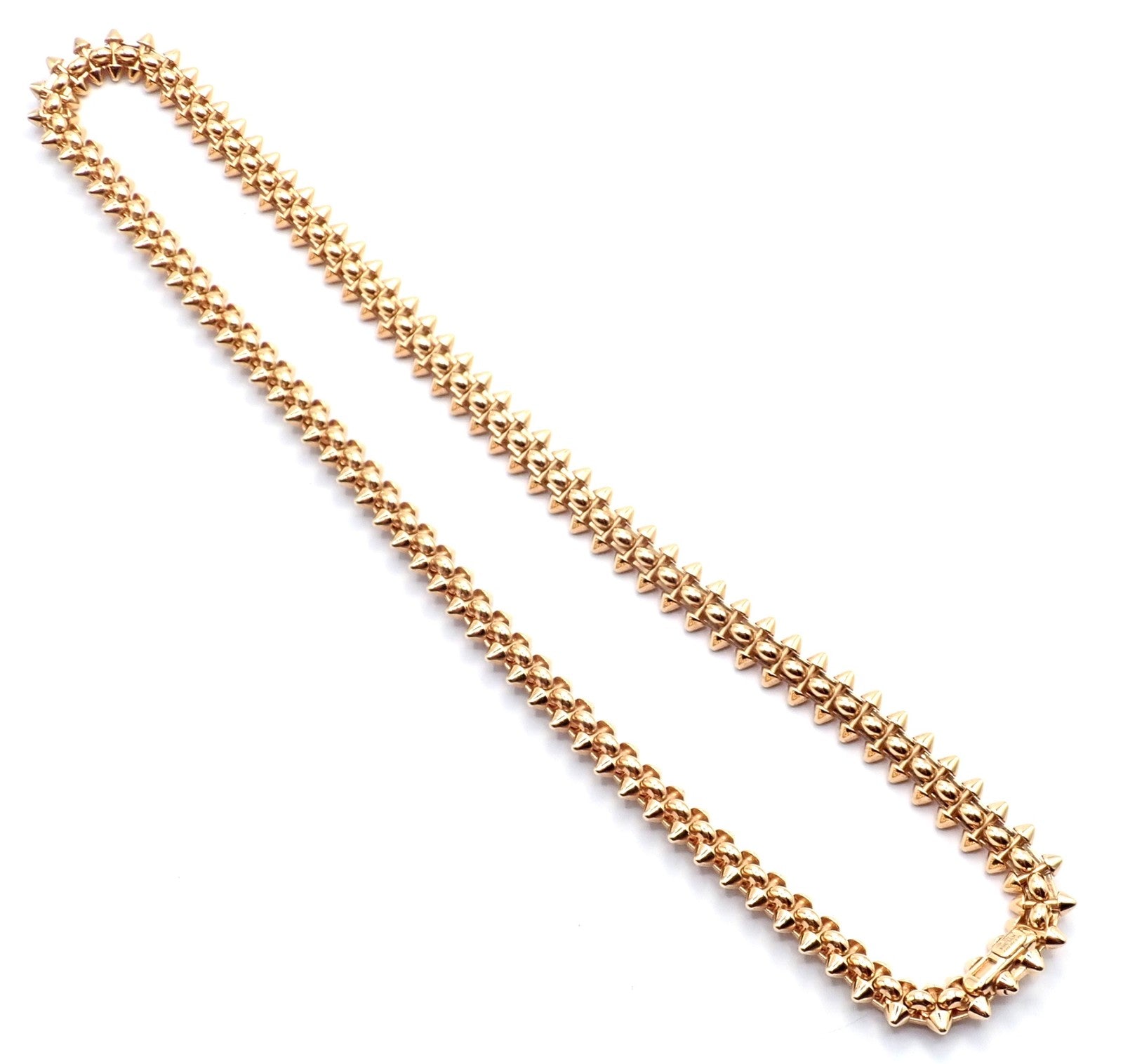 Authentic! Clash De Cartier 18k Rose Gold Necklace | Fortrove