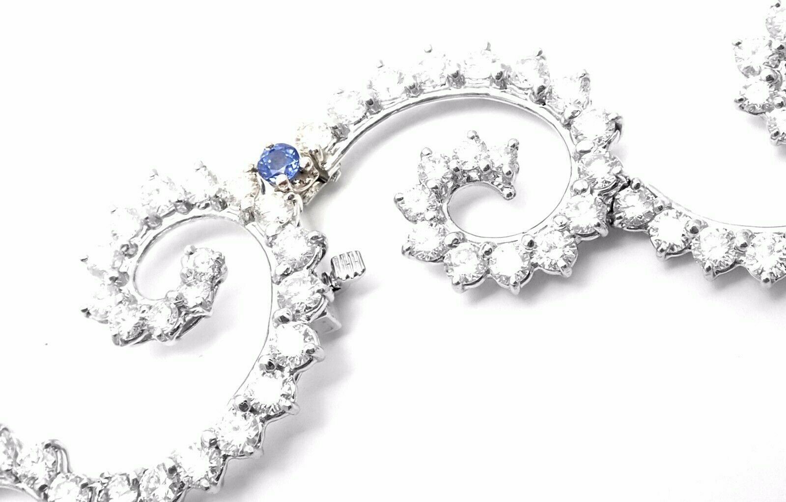 Rare! Authentic Angela Cummings Platinum 34ct Diamond Necklace 1995 | Fortrove