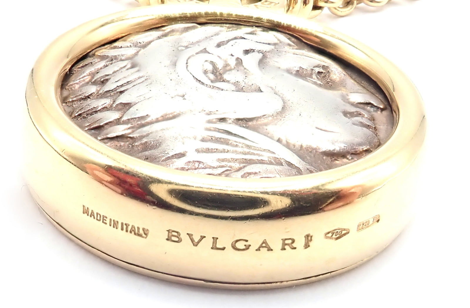 Bvlgari Jewelry & Watches:Fine Jewelry:Necklaces & Pendants Rare! Bvlgari Bulgari 18k Yellow Gold Antique Coin Monete 38" Long Link Necklace