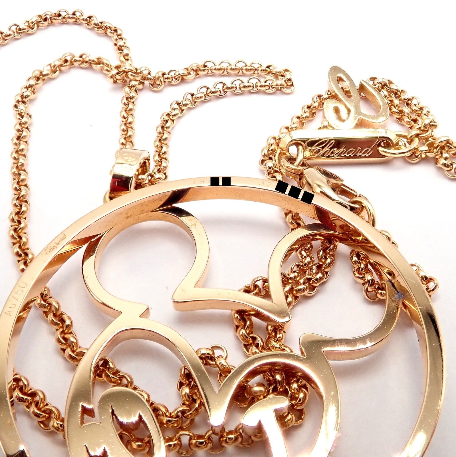 Rare! Chopard Disney World 18k Rose Gold Mickey Mouse Necklace | Fortrove